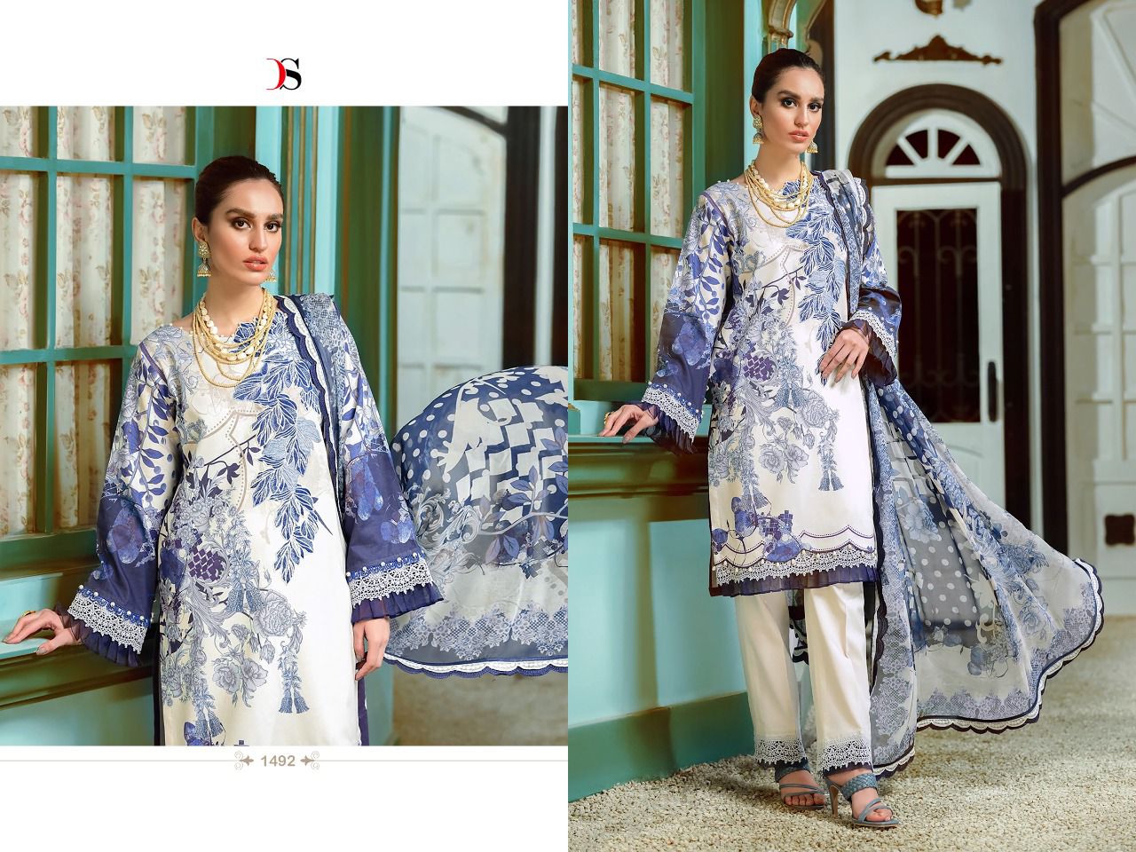 Deepsy Firdous Lawn 22 Vol 4 Festive Wear Cotton Embroidery PakistaniSuits Collection